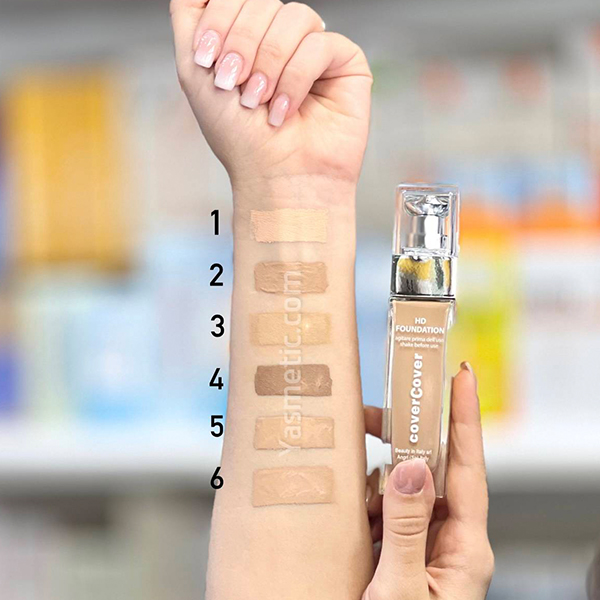 کرم پودر HD کاور کاور Cover Cover Hd Foundation 30Ml - Image 2