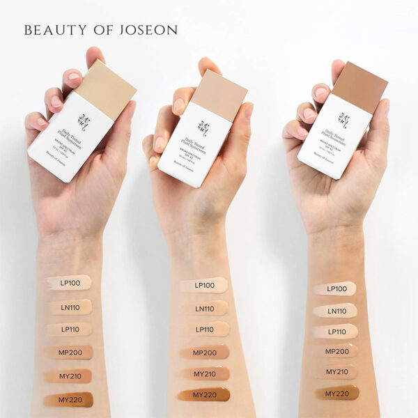 تینت ضد آفتاب فلوئیدی بیوتی آف جوسان Beauty Of Joseon Daily Tinted Fluid 50Ml - Image 2