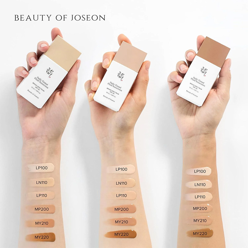تینت ضد آفتاب فلوئیدی بیوتی آف جوسان Beauty Of Joseon Daily Tinted Fluid 50Ml - Image 2
