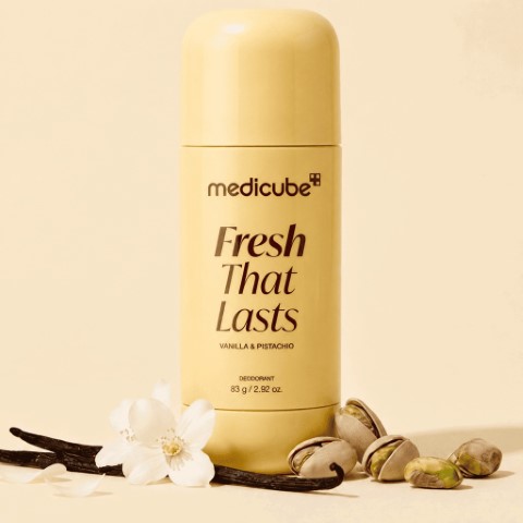 مام رول بدون آلومینیوم روشن کننده مدی کیوب Medicube Fresh That Lasts Deodorant Vanilla& Pistachio 83g - Image 2
