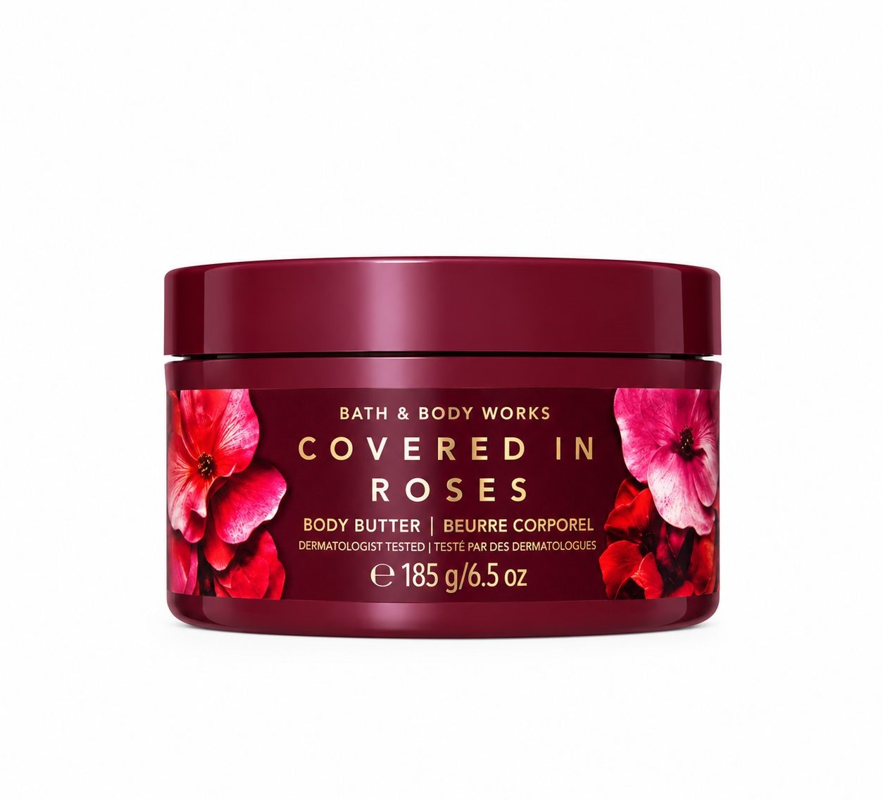 کره بدن کاور این رز بث اند بادی ورکس Bath & Body Woks Body Butter Covered In Roses 185g