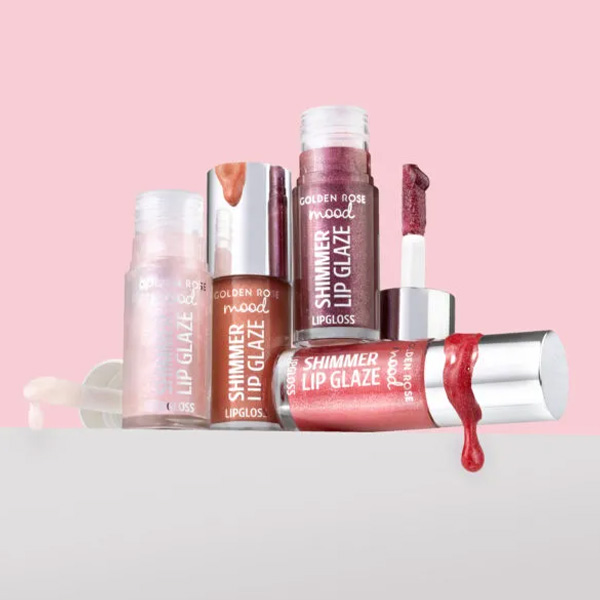 لیپ گلاس شیمر گلیز گلدن رز Golden Rose Shimmer Lip Glaze - Image 6