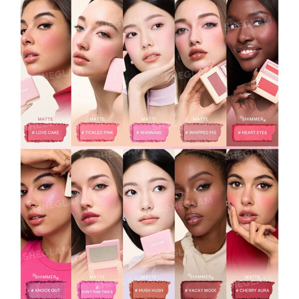 رژ گونه پودری دریم تاچ شیگلم Sheglam Dream Touch Blush Whipped - Image 6