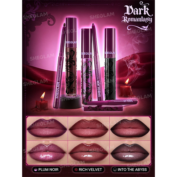 پک آرایشی دارک رومانسی شیگلم Sheglam Dark Romantasy Collection Set - Image 6