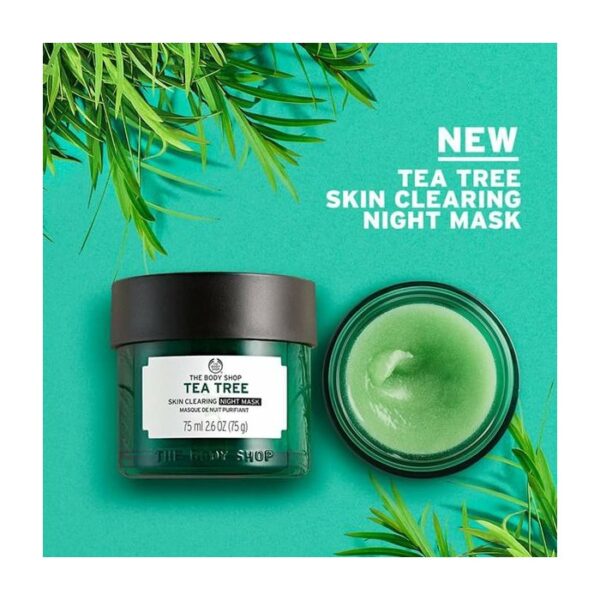 ماسک شب درخت چای بادی شاپ The Body Shop Tea Tree Skin Clearing Night Mask