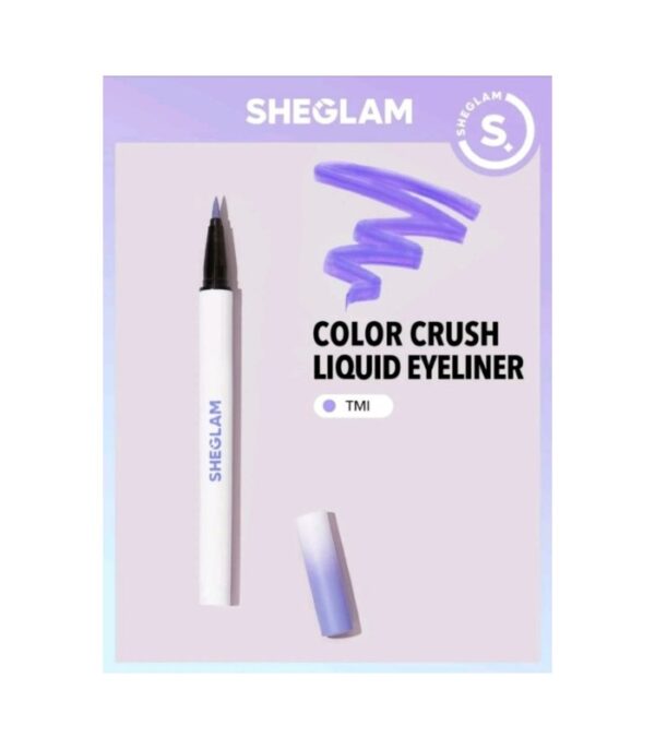 خط چشم رنگی کالر کراش شیگلم SHEGLAM Color Crush Liquid Eyeliner