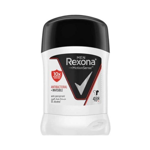 استیک ضد تعریق مردانه رکسونا مدل Rexona Men Antiperspirant Stick Antibacterial + Invisible