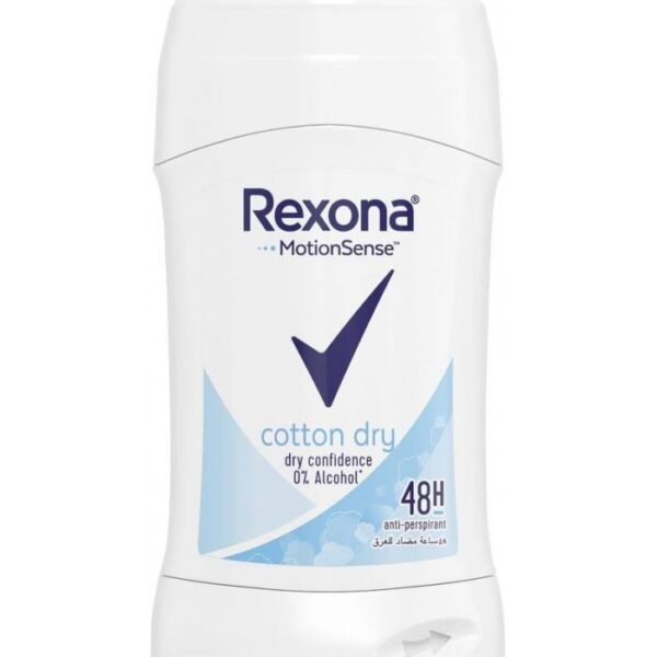 استیک زنانه رکسونا مدل Rexona Women Antiperspirant Stick Cotton Dry