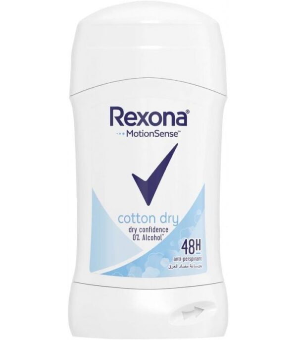 استیک زنانه رکسونا مدل Rexona Women Antiperspirant Stick Cotton Dry