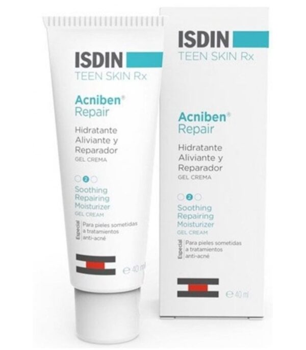 آبرسان مرطوب کننده و ترمیم کننده ایزدین Isdin Acniben Teen Skin Repair Gel Cream