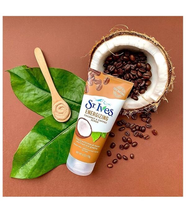 اسکراب تیوبی سینت ایوز  St.Ives Energizing Coconut & Coffee SCRUB 170 gr