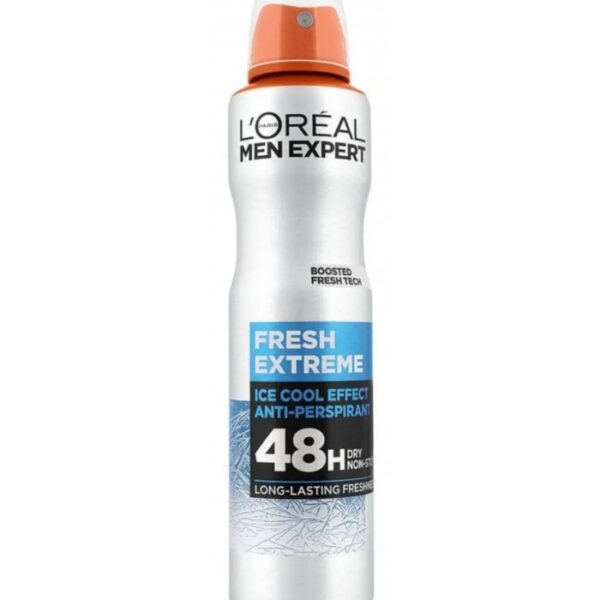 اسپری ضد تعریق مردانه لورآل Loreal Men Expert Fresh Extreme Anti-Perspirant Deodorant 250Ml