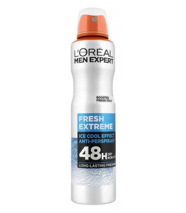 اسپری ضد تعریق مردانه لورآل Loreal Men Expert Fresh Extreme Anti-Perspirant Deodorant 250Ml