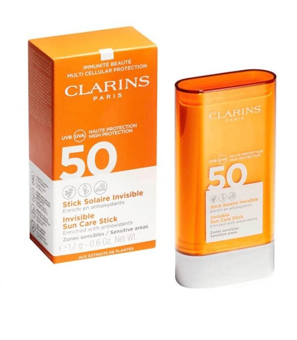 ضد آفتاب استیکی کلارنس Clarins Face Sun Protection Stick Solaire Invisible UVA/UVB +50