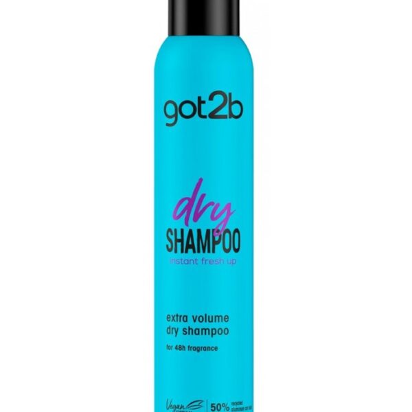 شامپو خشک شوارزکوف بدون آبکشی گات توبی مدل اکسترا ولوم Schwarzkopf Got2b Extra Volume Dry Shampoo