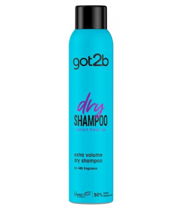 شامپو خشک شوارزکوف بدون آبکشی گات توبی مدل اکسترا ولوم Schwarzkopf Got2b Extra Volume Dry Shampoo