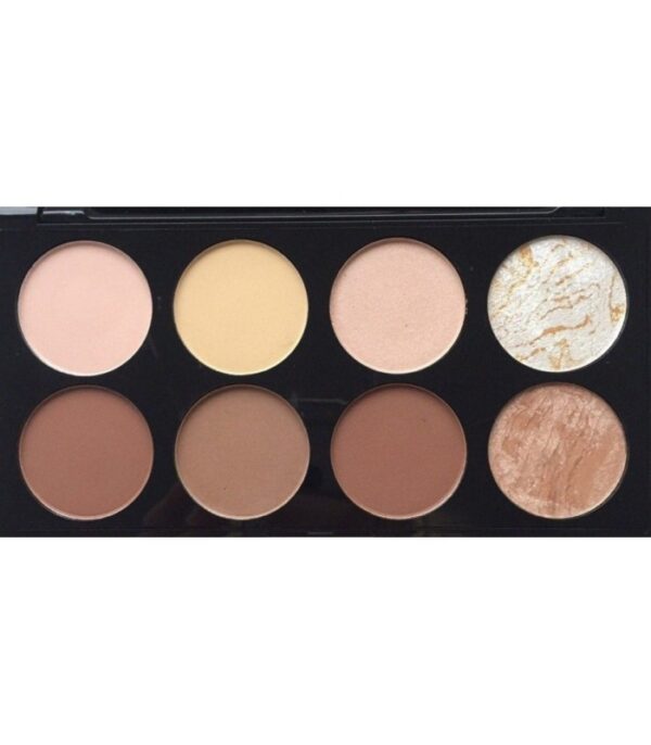 پالت کانتور و هالایتر خشک رولوشن Revolution Ultra Powder Contour Palette