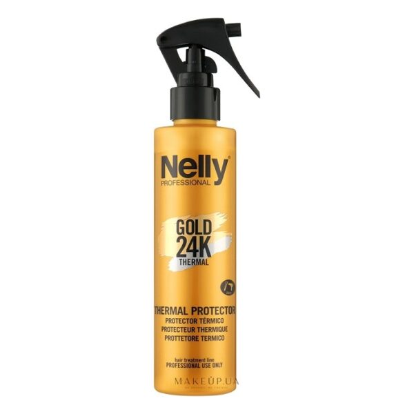 اسپری محافظ حرارت مو گلد نلی Nelly Gold 24K Thermal Protector 200ml