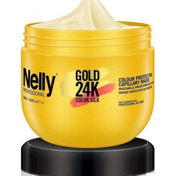 ماسک مو گلد موهای رنگ شده نلی حجم Nelly Color Protect Hair Mask 500ml