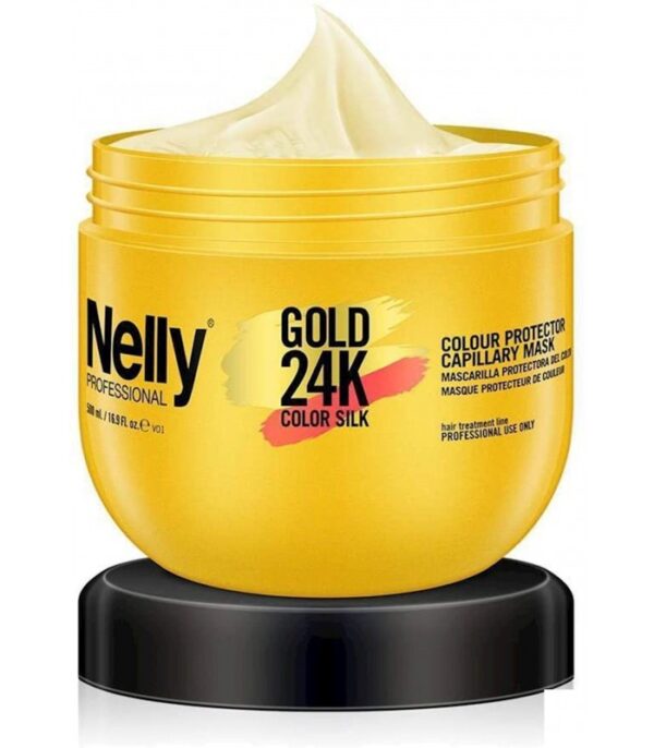 ماسک مو گلد موهای رنگ شده نلی حجم Nelly Color Protect Hair Mask 500ml