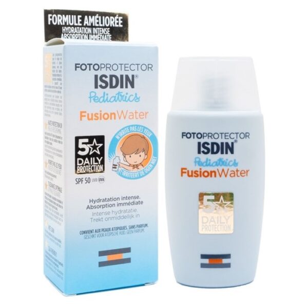 کرم ضدآفتاب کودک ایزدین Isdin Fotoprotector Pediatrics Fusion Water SPF 50
