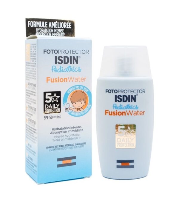کرم ضدآفتاب کودک ایزدین Isdin Fotoprotector Pediatrics Fusion Water SPF 50