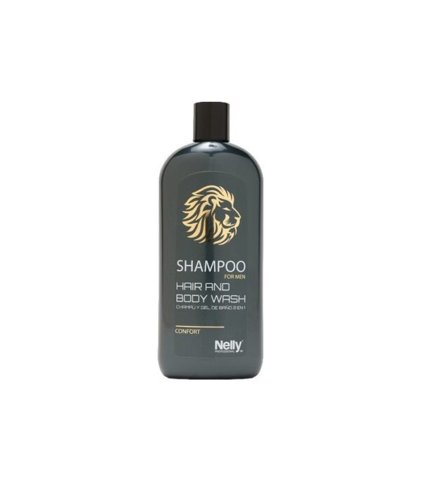شامپو سر و بدن مردانه نلی Nelly Shampoo Hair & Body Wash 400Ml