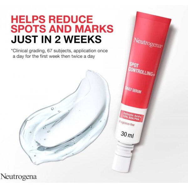 سرم ضد جوش و لايه بردار نيتروژينا Neutrogena Spot Controlling Daily Serum 30 ml