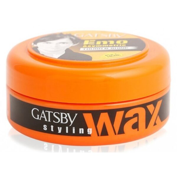 واکس مو نارنجی قوی براق کننده گتسبی Gatsby Emo Asymmetric Tough & Shine Wax 75g