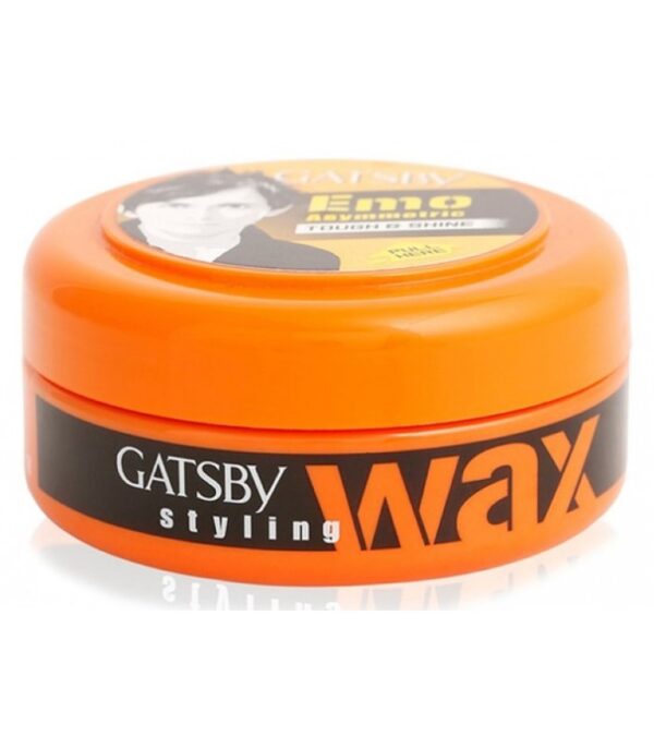 واکس مو نارنجی قوی براق کننده گتسبی Gatsby Emo Asymmetric Tough & Shine Wax 75g