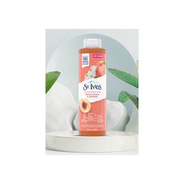 شامپو بدن هلو و گل ياس سینت ایوز St.Ives Fresh Peach & Jasmine Body Wash 650ml