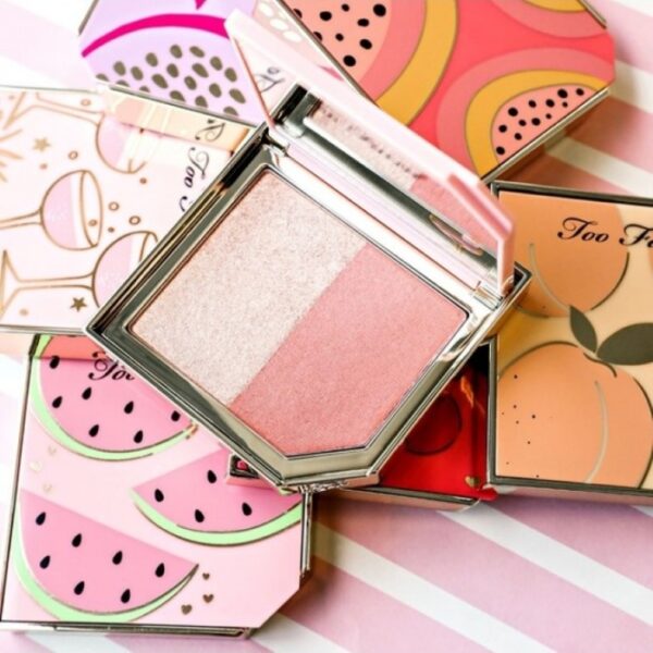 پالت رژگونه و هايلايتر تو فیس Too Faced Fruit Cocktail Blush Duos Berries & Bubble