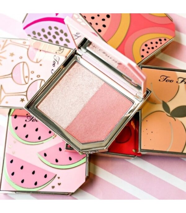 پالت رژگونه و هايلايتر تو فیس Too Faced Fruit Cocktail Blush Duos Berries & Bubble