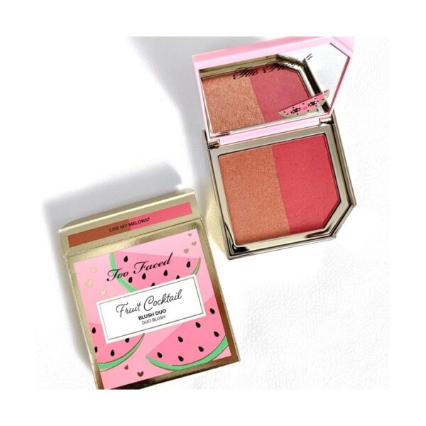 پالت رژگونه و هايلايتر تو فیس Too Faced Fruit Cocktail Blush Duos Like My Melons