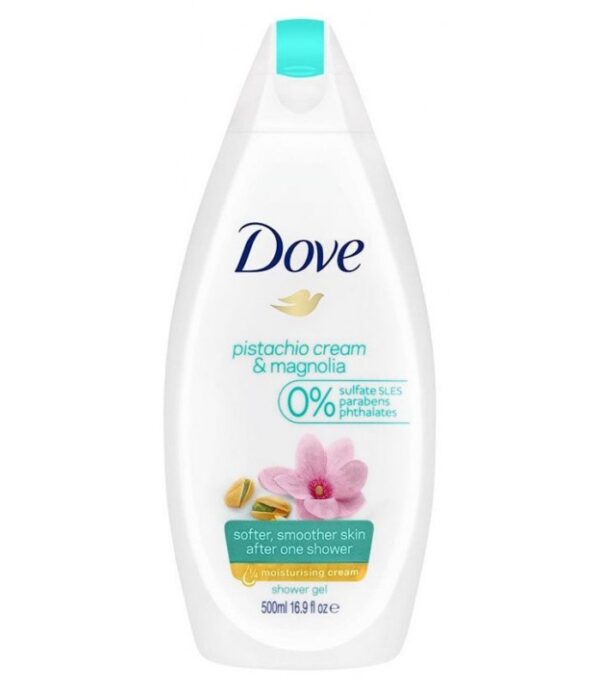 شامپو بدن عصاره پسته و گل مگنولیا داو  Dove Pistachio Cream Magnolia Body Wash 500Ml