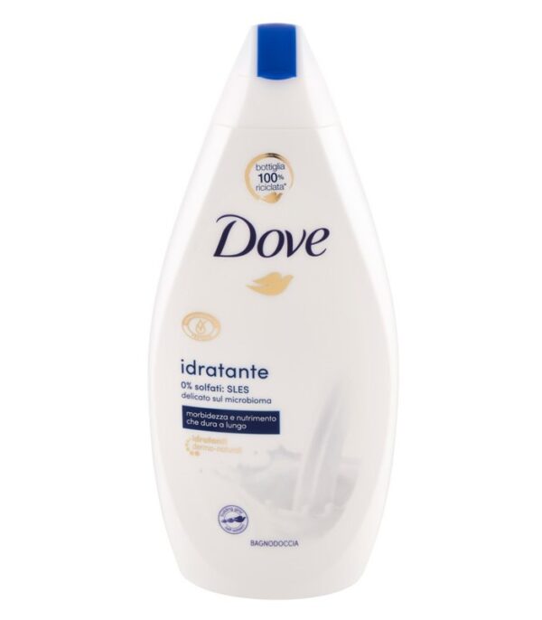 شامپو بدن مرطوب کننده داو  Dove Idratant Dermo Naturali Body Wash 500Ml