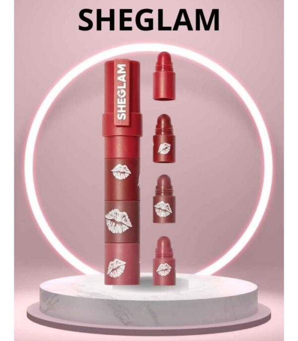 رژلب 4 عددی شیگلم مدل مگا Sheglam Mega Lip Stacks 4 in 1