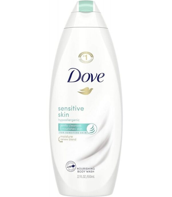 شامپو بدن پوست های حساس داو  Dove Sensitive Skin Body Wash 500Ml