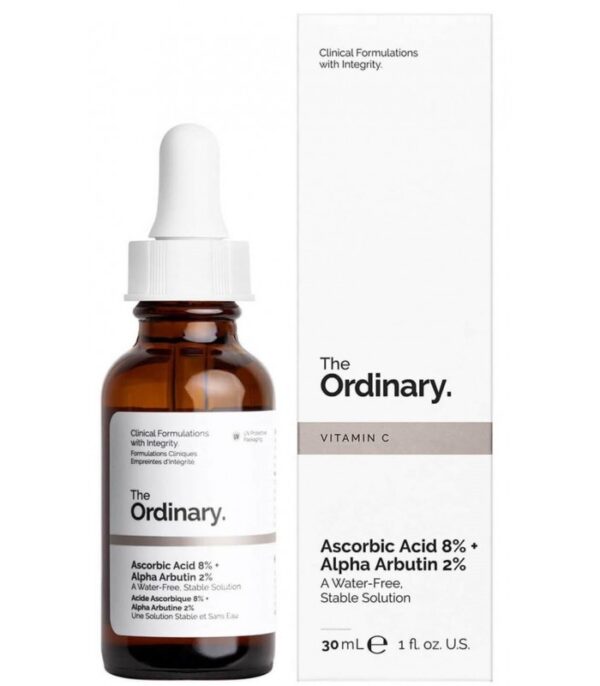 سرم ضد لک و روشن کننده ویتامین سی و آلفا آربوتین اوردینری Ordinary Ascorbic Acid 8% Alpha Arbutin 2%