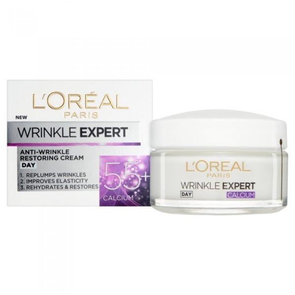 کرم ضدچروک و آبرسان روز لورال LOreal Wrinkle Expert +55