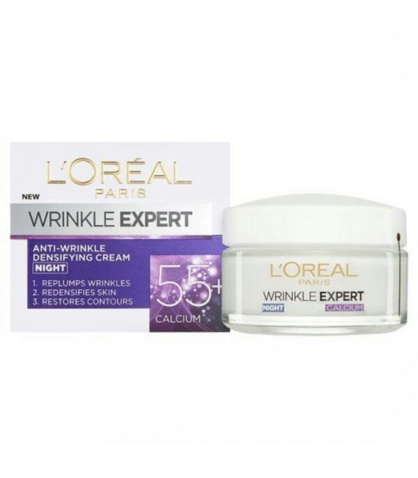 کرم ضدچروک و آبرسان شب لورال LOreal Wrinkle Expert +55