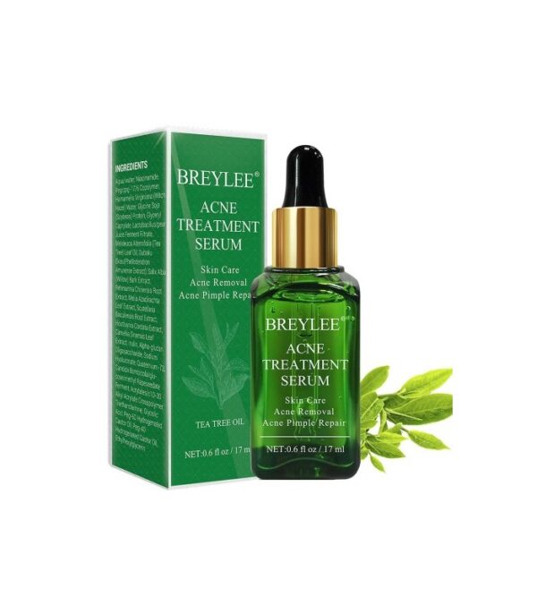 سرم درمان کننده ضد جوش صورت گیاه چای سبز بریلی Breylee serum