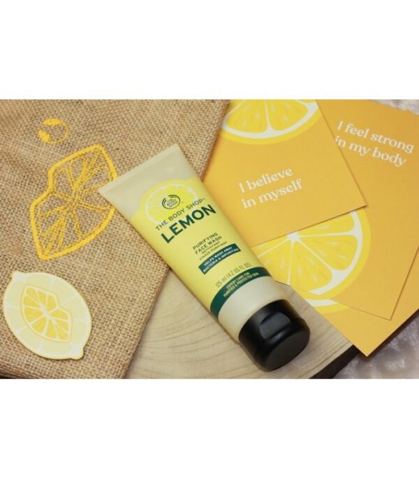 ژل شستشو لیمو جمع كننده منافذ بادی شاپ The Body Shop Lemon Purifying