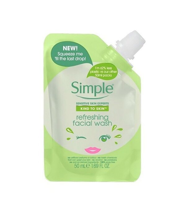 ژل شستشو و شاداب کننده سیمپل Simple Refreshing Facial Wash