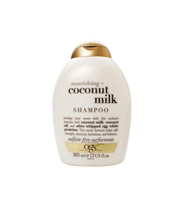 شامپو بدون سولفات شیر نارگیل او جی ایکس Ogx Coconut Milk Shampoo