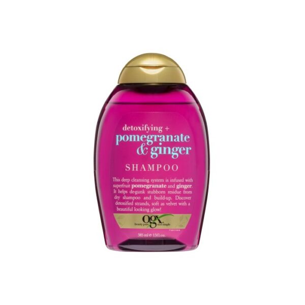 شامپو پاک کننده انار و زنجبیل او جی ایکس Ogx Detoxifying Pomegranate and Ginger Shampoo