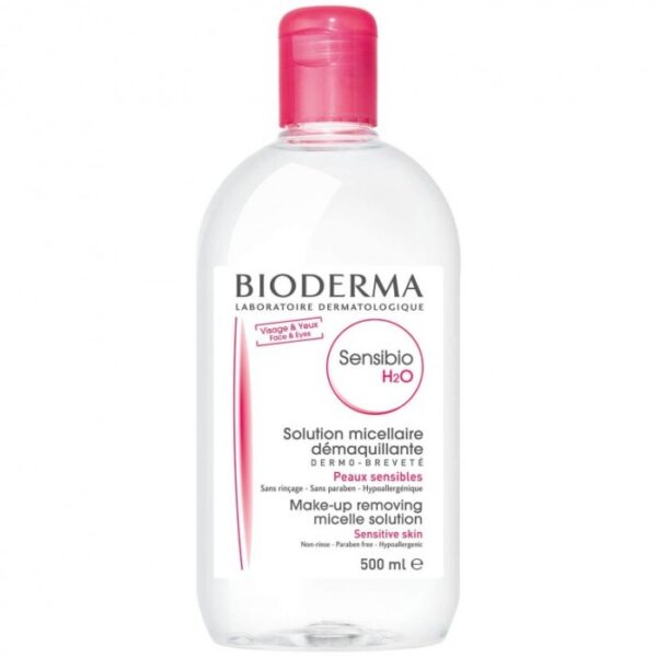 میسلار پاک کننده 500 میل آرایش بایودرما Bioderma Sensibio H2O