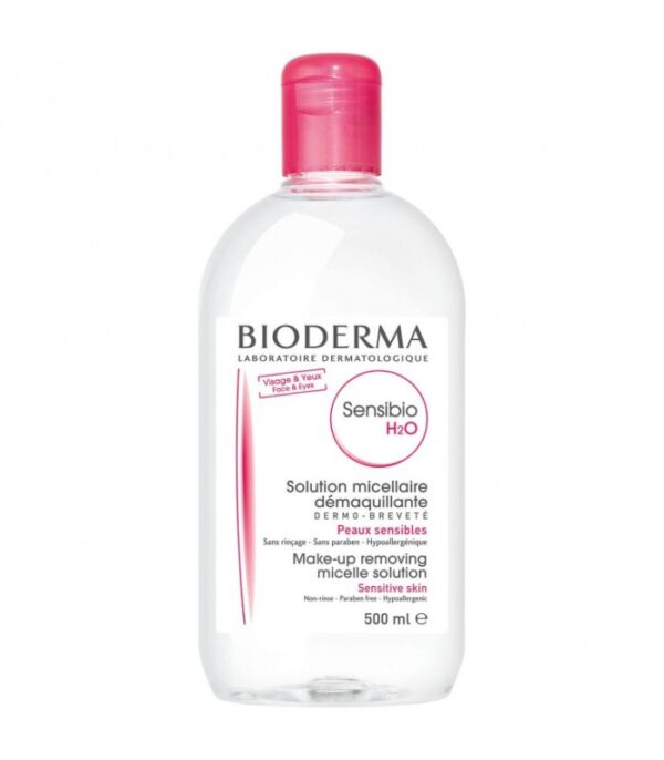 میسلار پاک کننده 500 میل آرایش بایودرما Bioderma Sensibio H2O