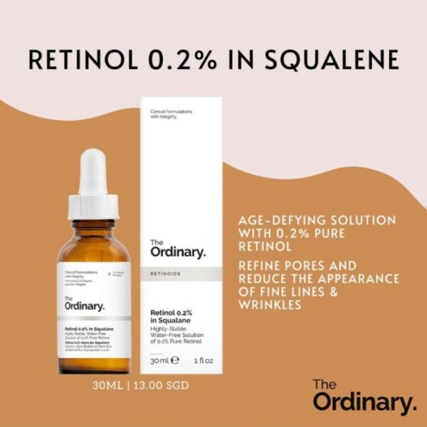 سرم ضد پیری و شفاف کننده اوردینری ORDINARY RETINOL 0.2%