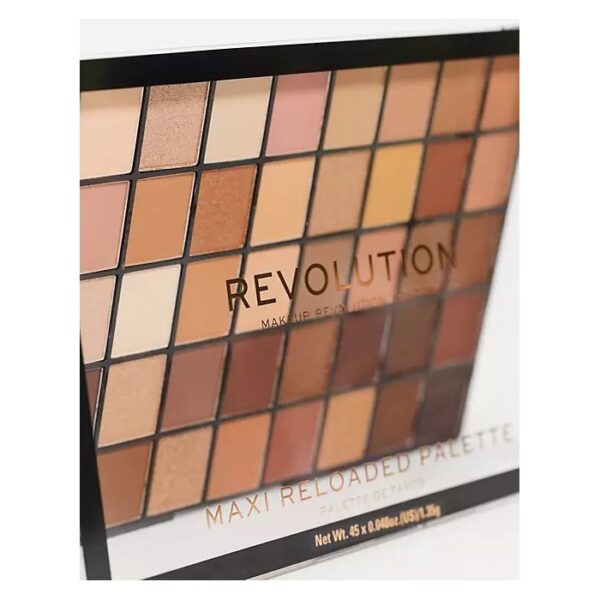 پالت بزرگ سایه چشم رولوشن Revolution Maxi Reloaded Eyeshadow Palette Nudes